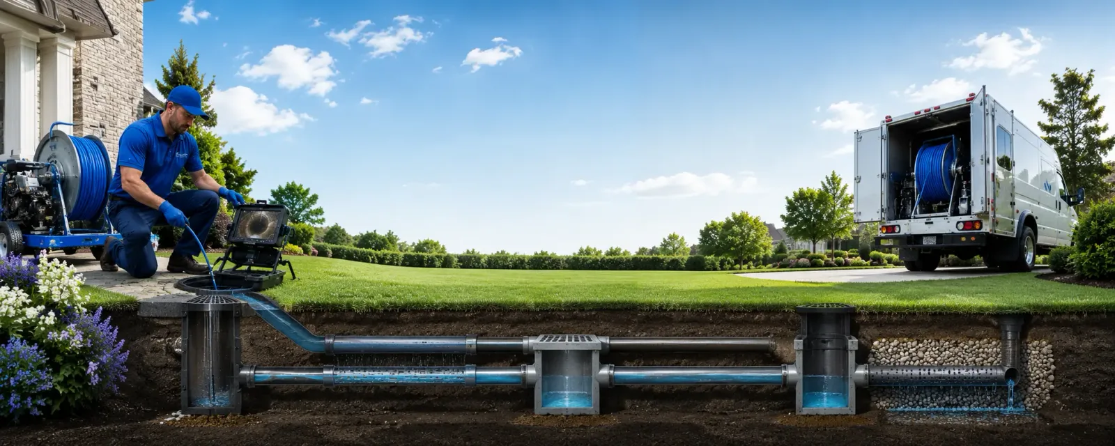 Outdoor drain cleaning information for Sublette, KS